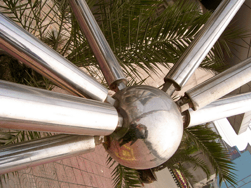 合作不锈钢螺栓球网架