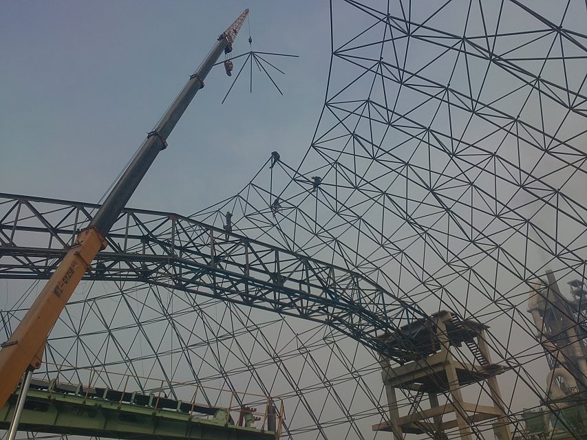 合作网架施工